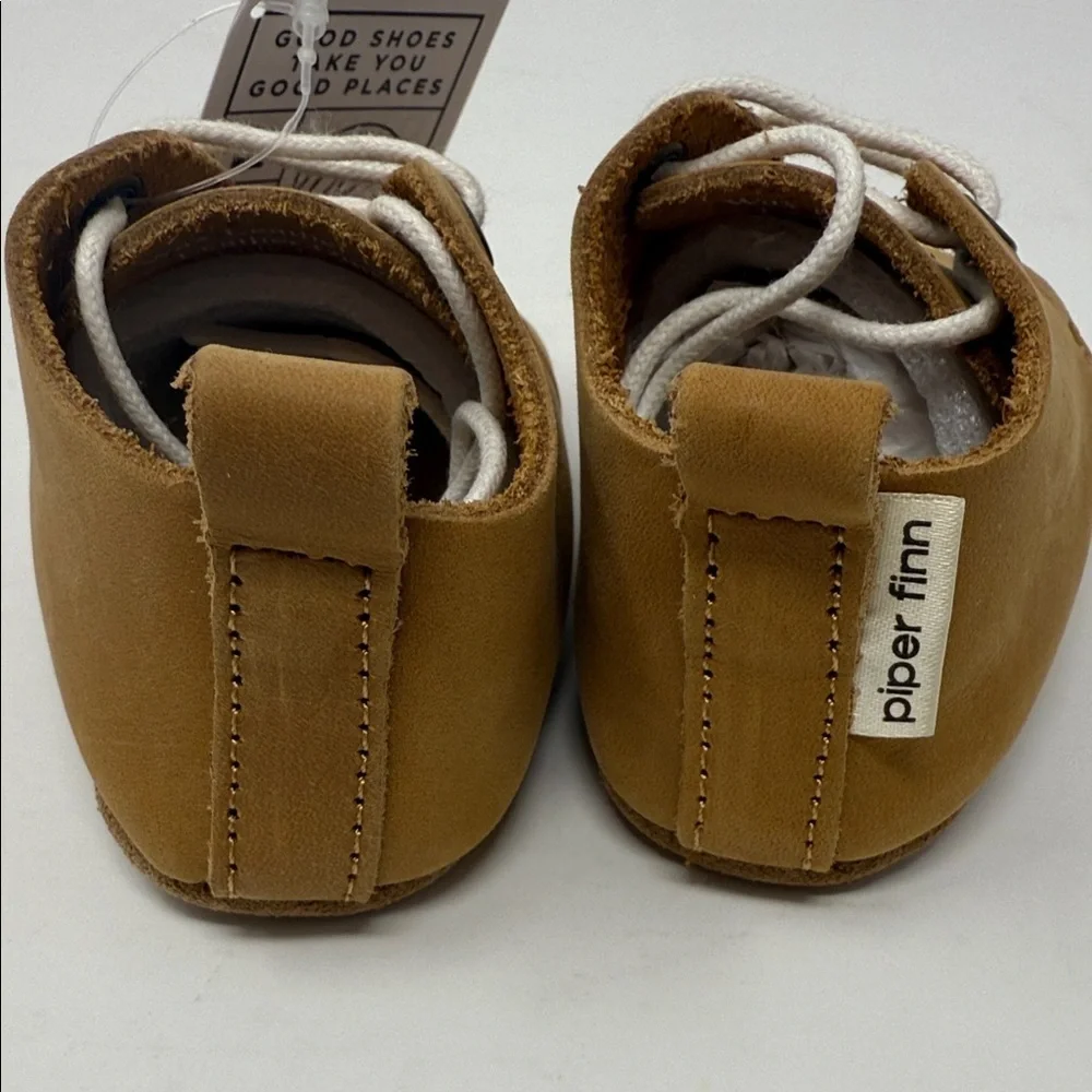 Piper Finn Tan Leather Kids /Baby Shoes Size 2 Genuine Leather